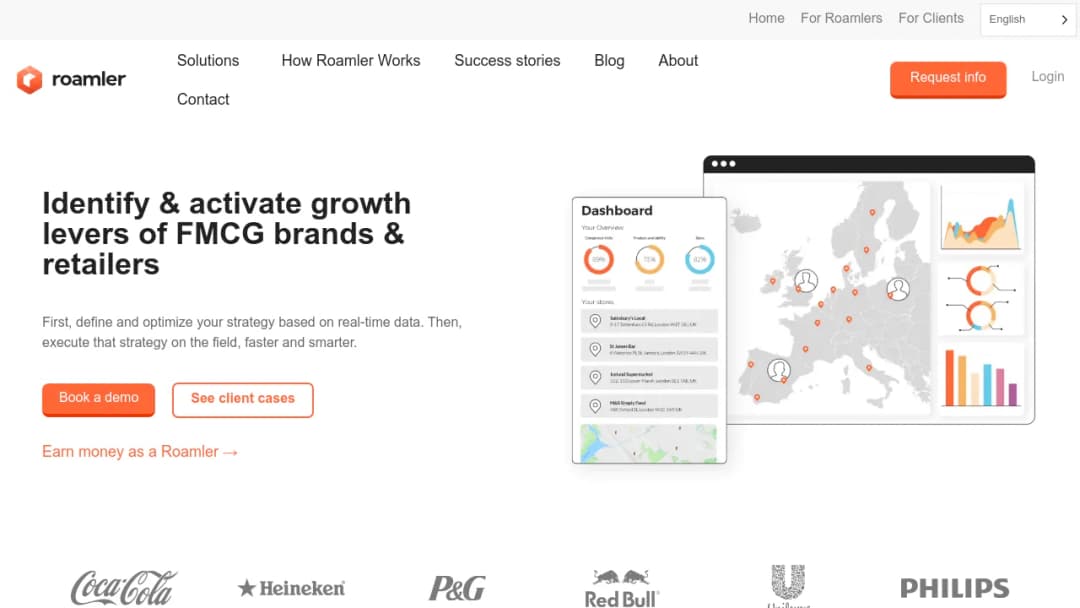 Roamler screenshot