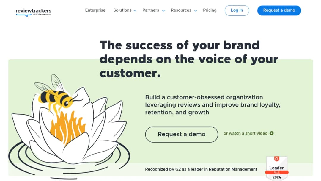 ReviewTrackers screenshot