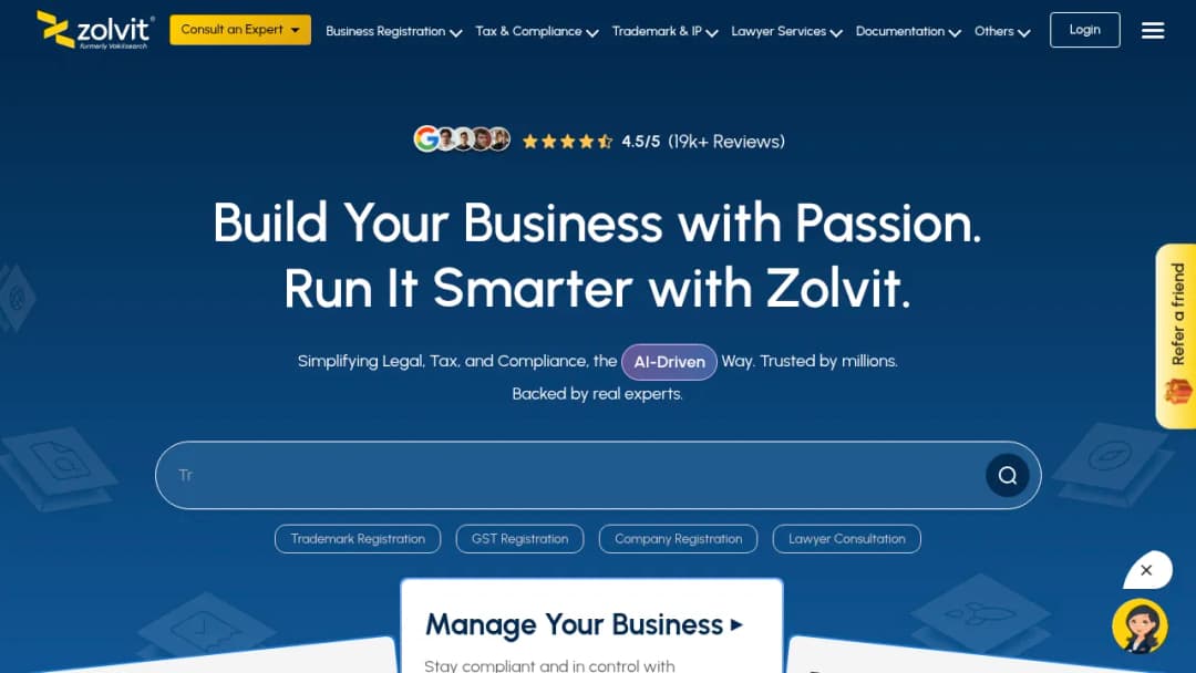 Zolvit screenshot