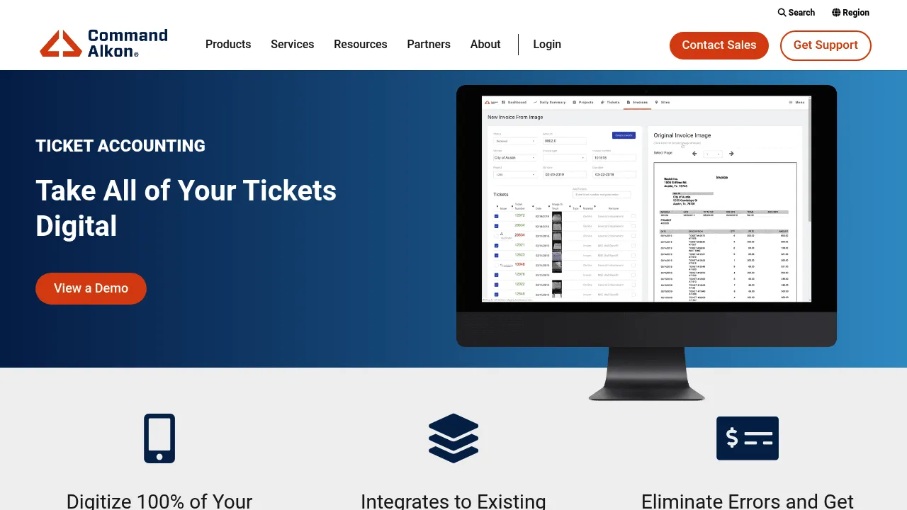 Command Alkon Ticket Accounting screenshot