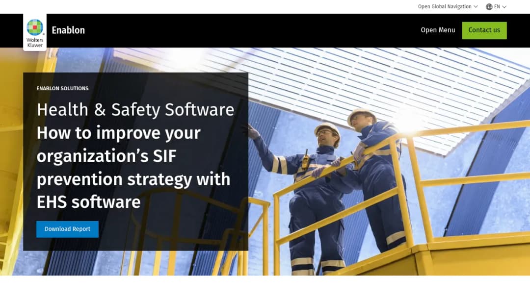 Wolters Kluwer Health & Safety Software screenshot