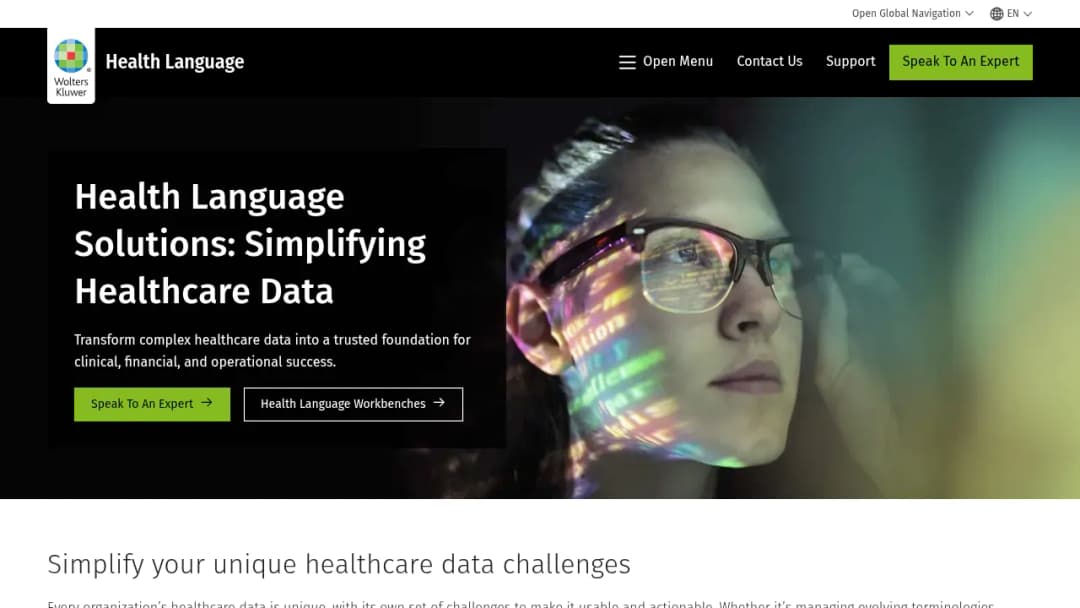 Wolters Kluwer Health Language® screenshot
