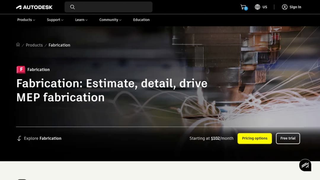 Autodesk Fabrication CADmep screenshot