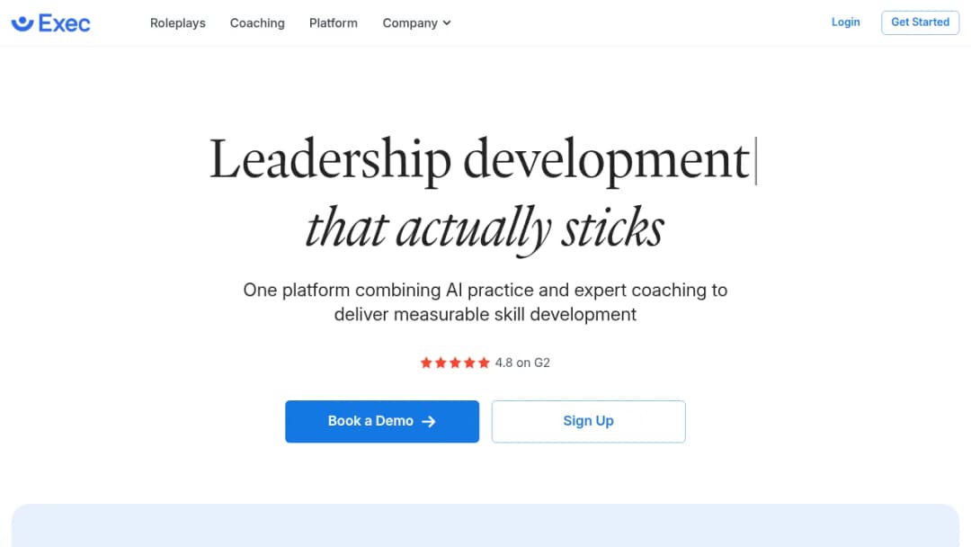 Exec screenshot