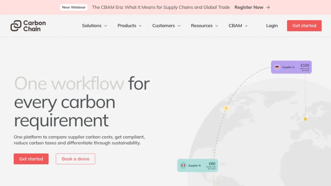 CarbonChain screenshot
