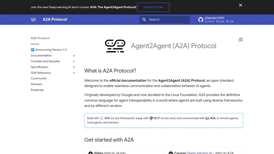 A2A Protocol screenshot
