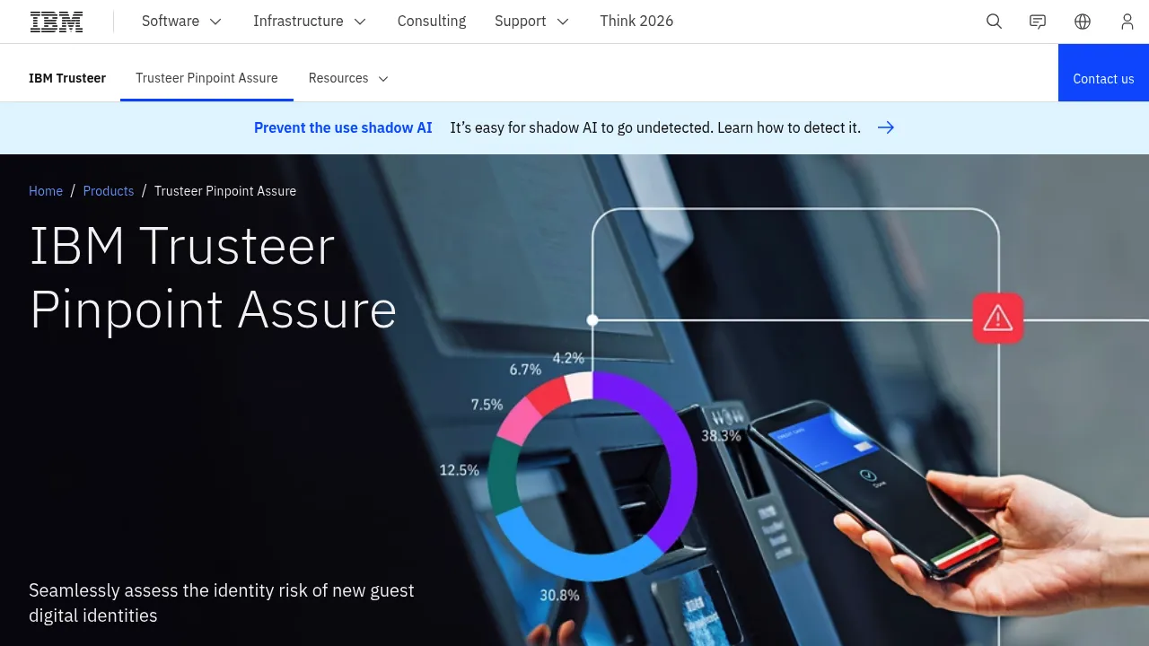 IBM Trusteer Pinpoint Assure screenshot