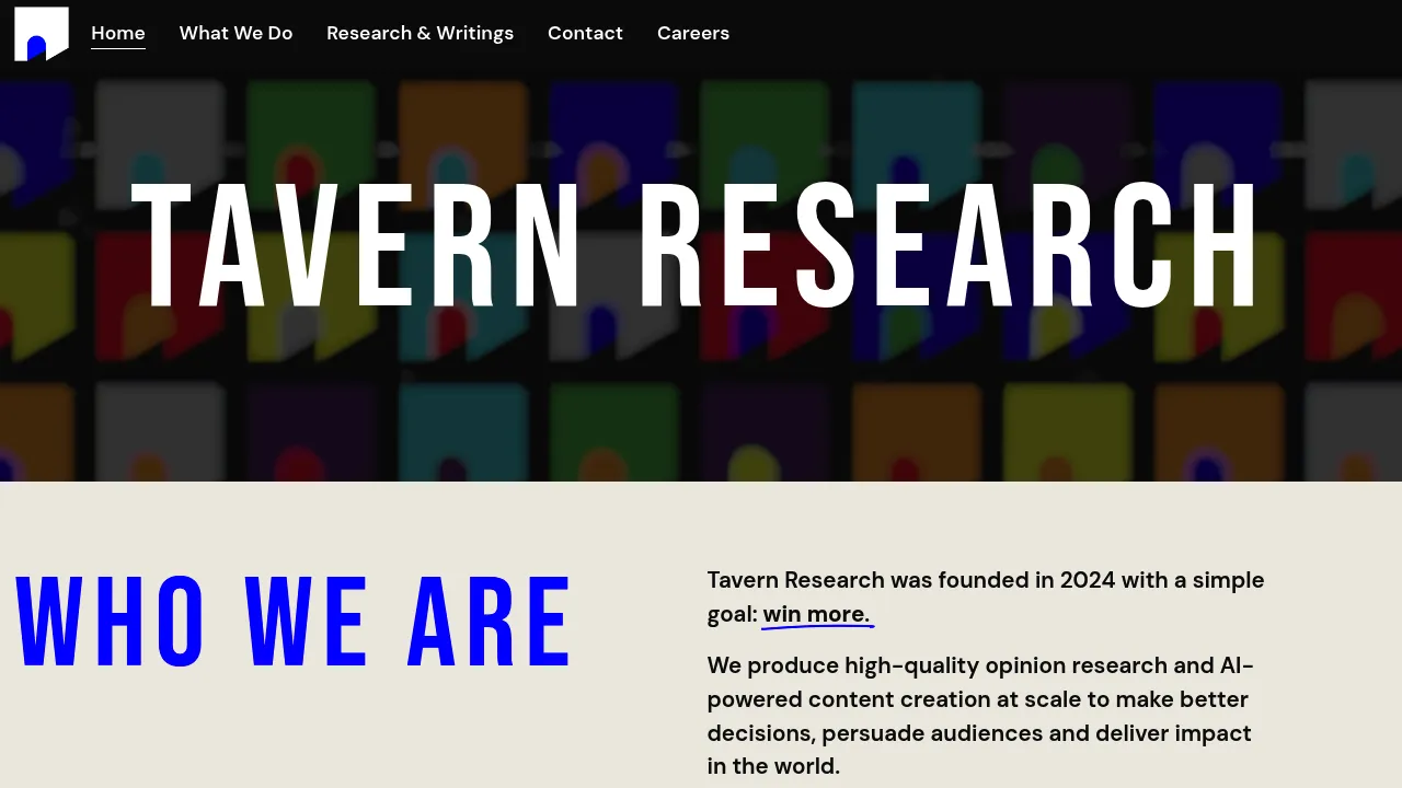 Tavern Research screenshot