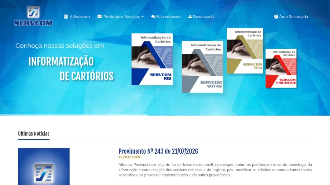 Servcom screenshot