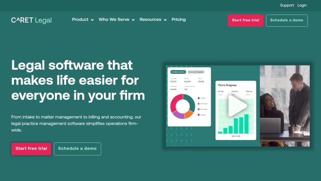 CARET Legal screenshot