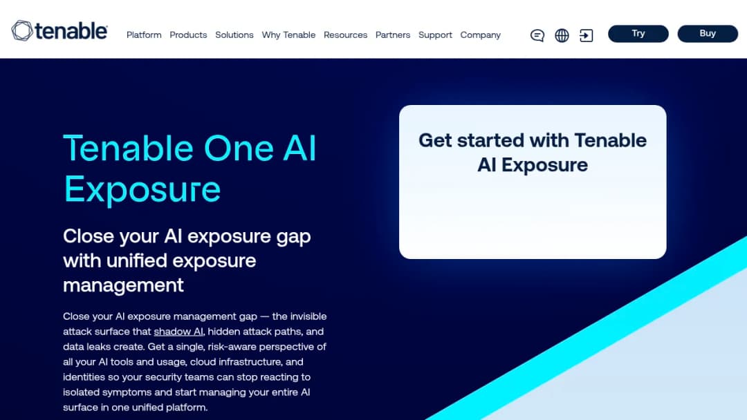 Tenable AI Exposure screenshot
