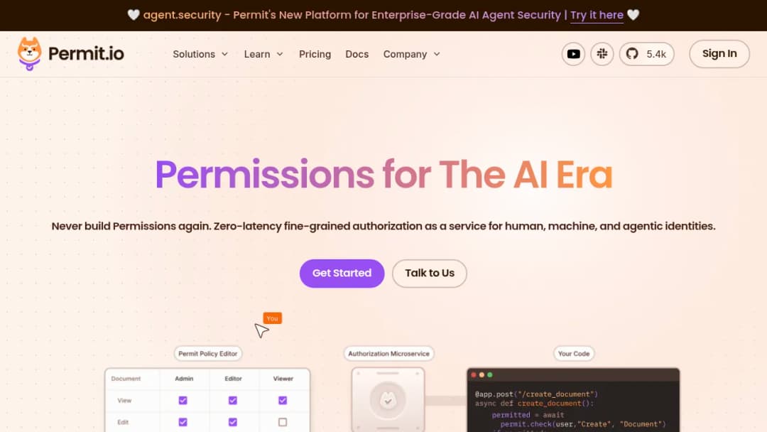 Permit.io screenshot