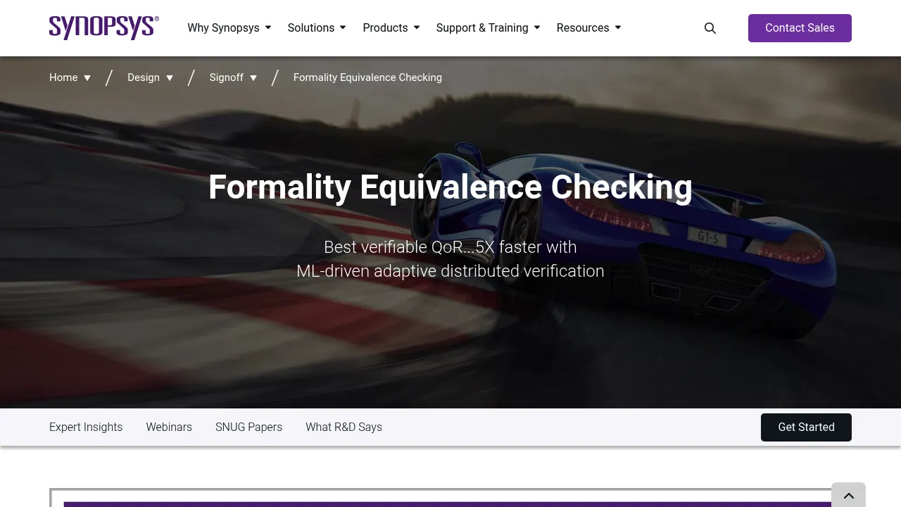Synopsys Formality Equivalence Checking screenshot