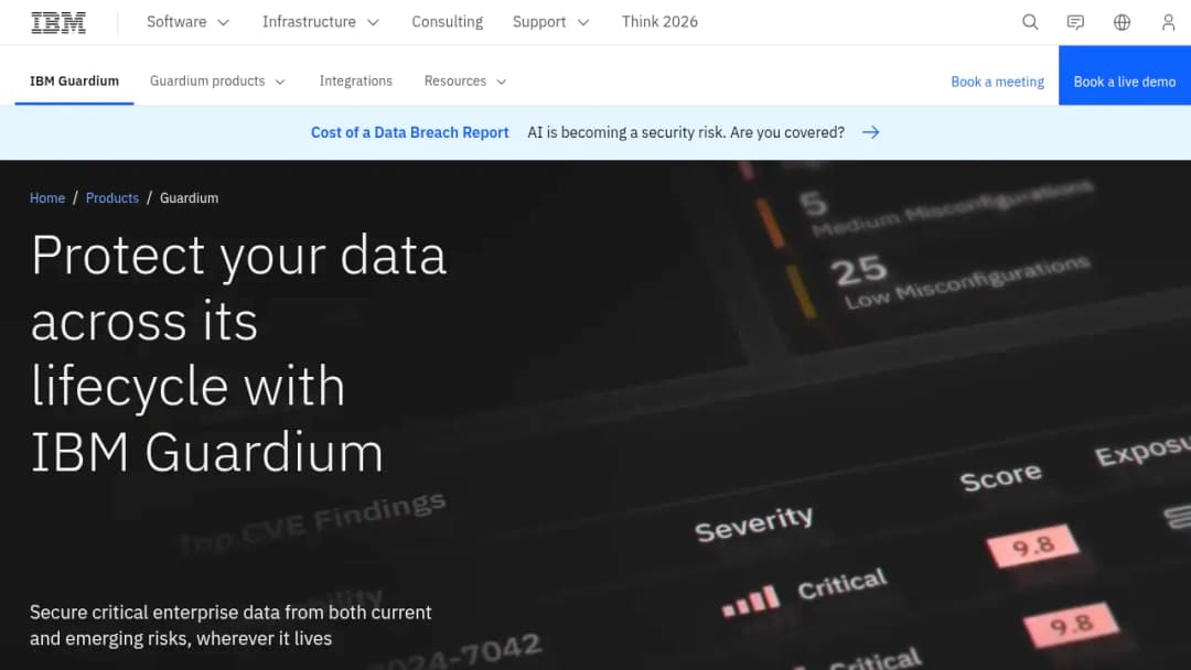 IBM Guardium AI Security screenshot