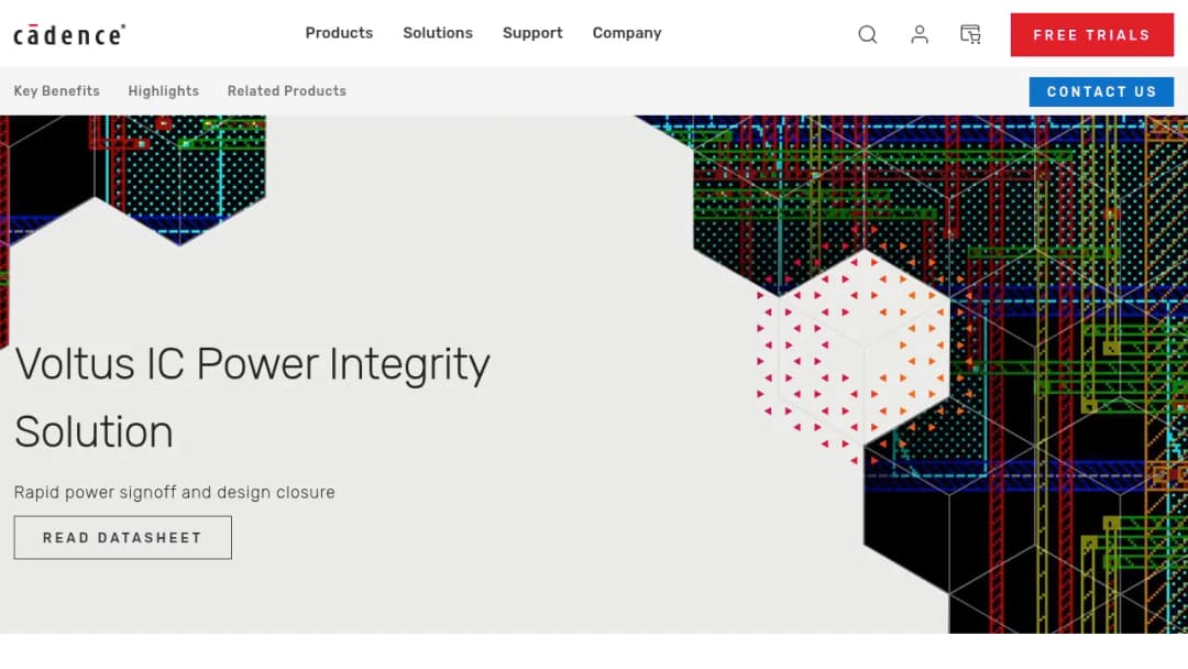 Cadence Voltus IC Power Integrity screenshot