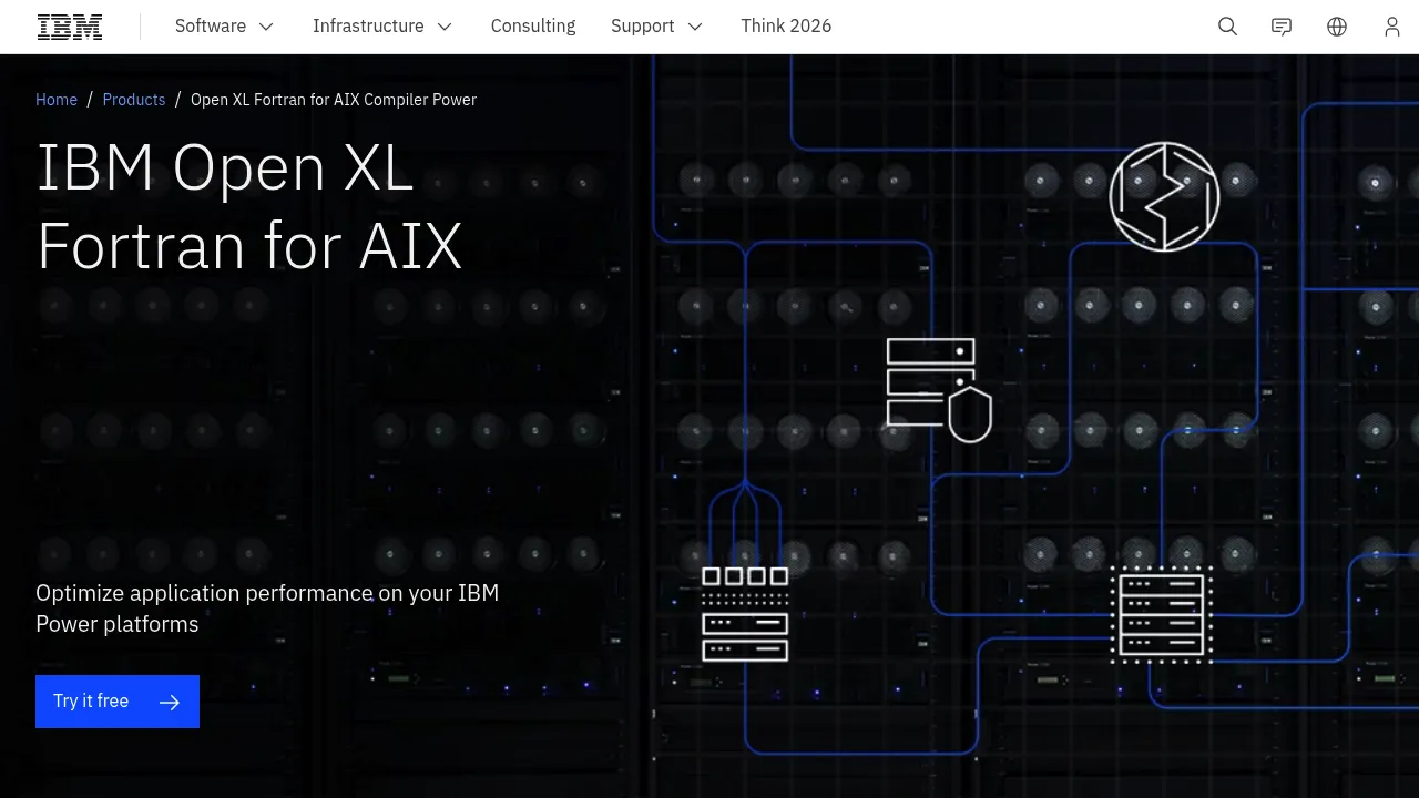 IBM Open Xl Fortran Aix Compiler Power screenshot