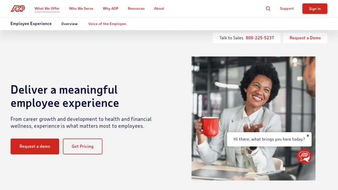 ADP Employee Experience screenshot
