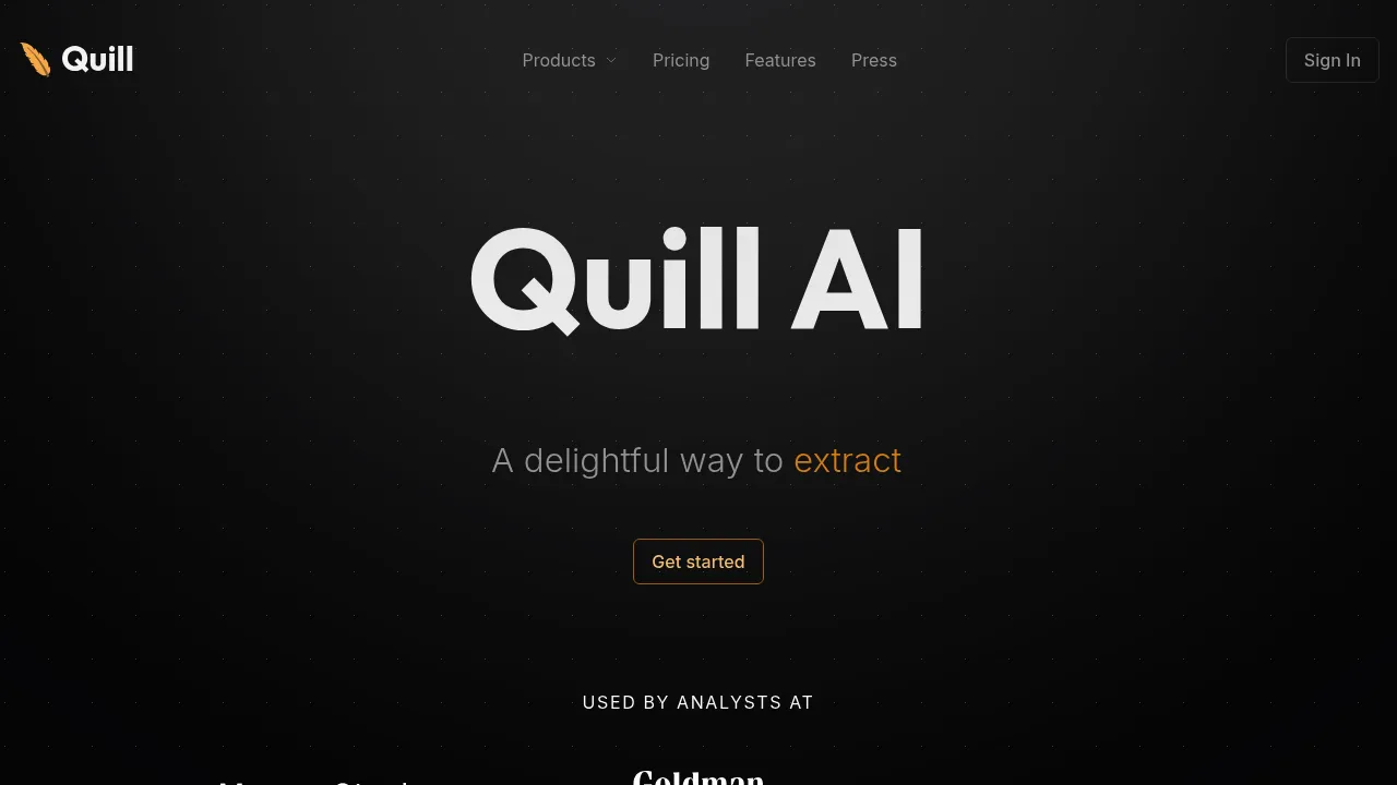 Quill AI screenshot