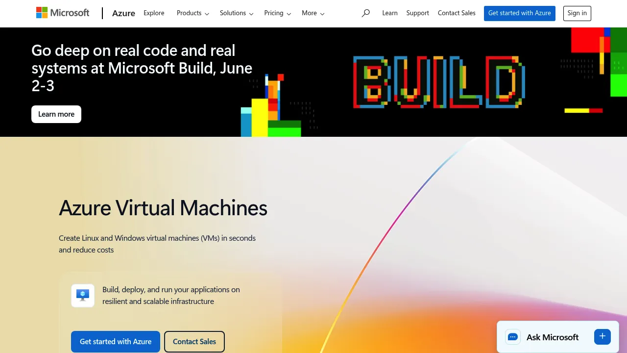Virtual Machines screenshot