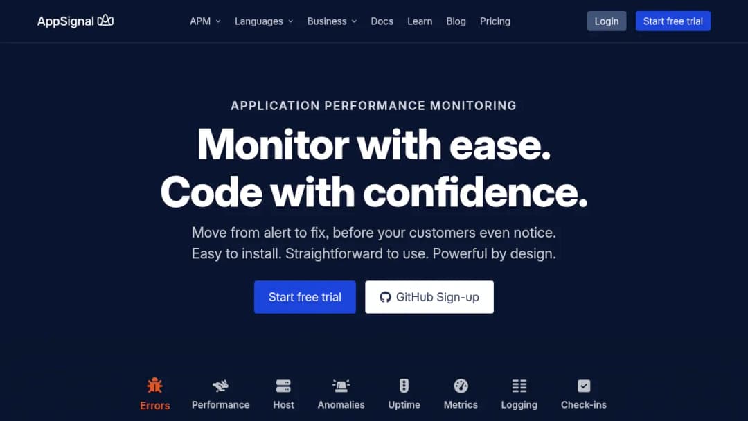 AppSignal screenshot