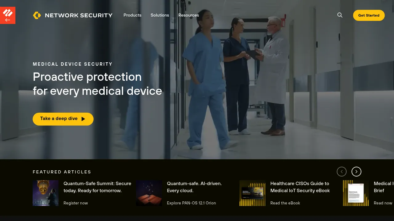 Palo Alto Networks Medical IoT Security screenshot