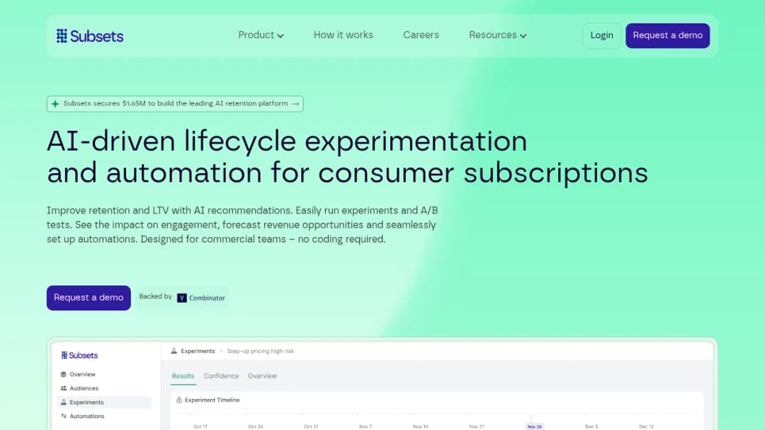 Subsets screenshot
