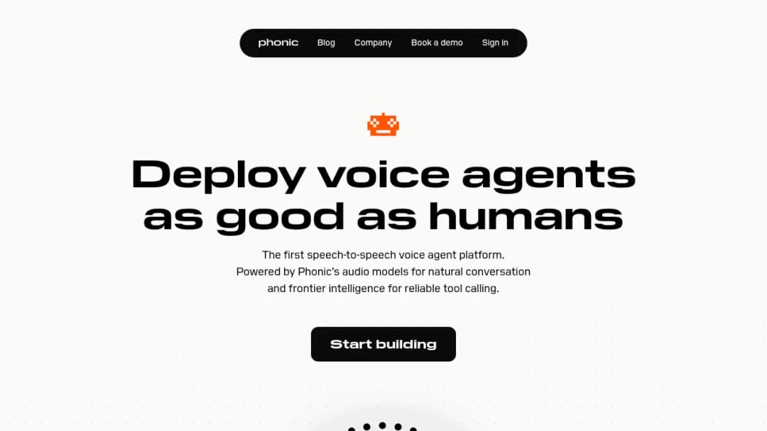 Phonic screenshot