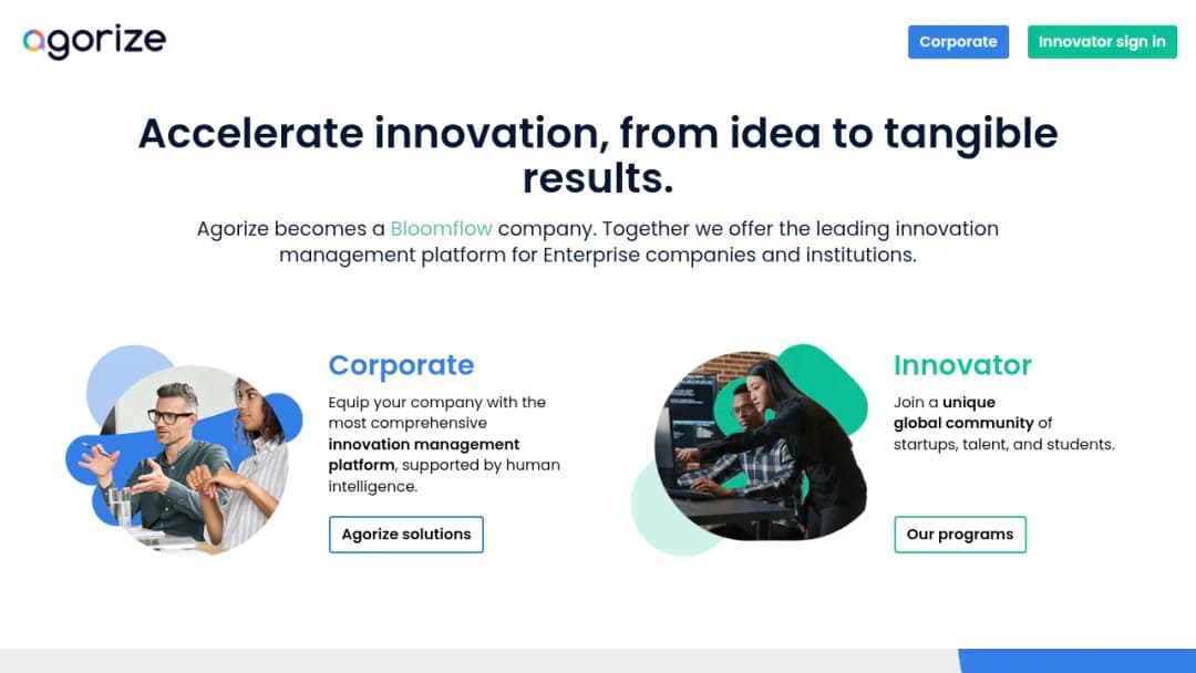 Agorize screenshot