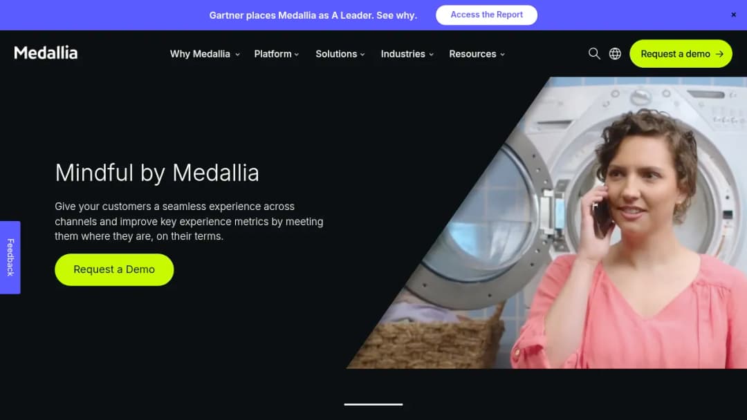 Medallia Intelligent Callback screenshot