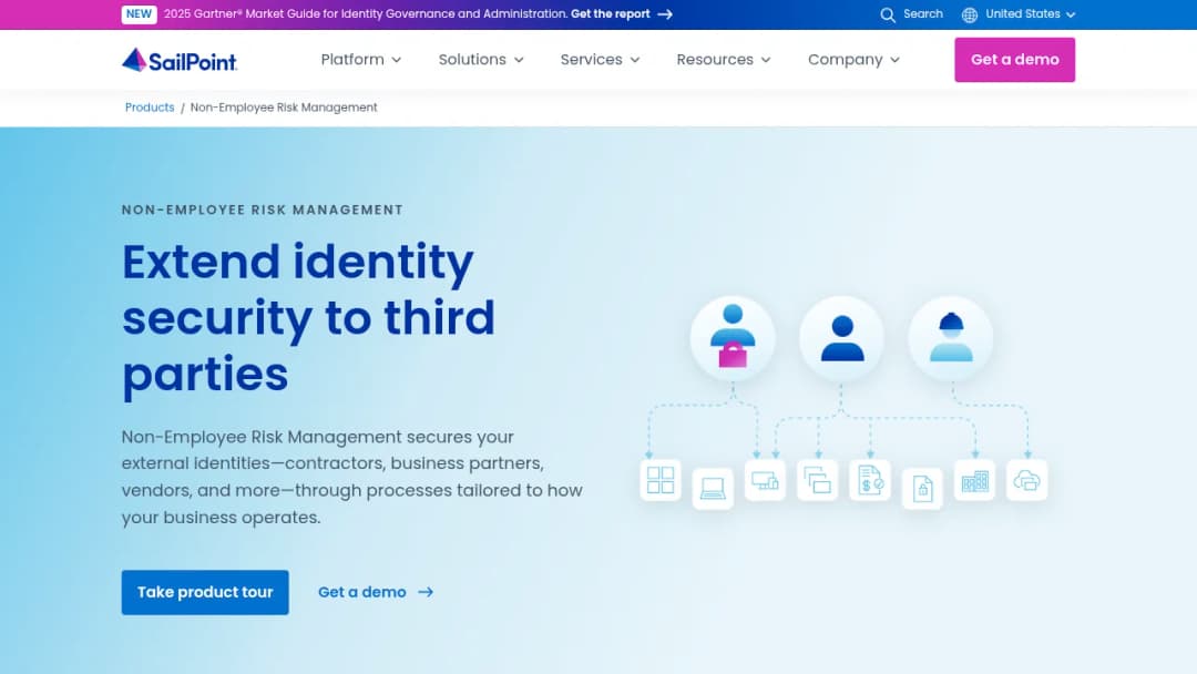 SailPoint Non-Employee Risk Management screenshot