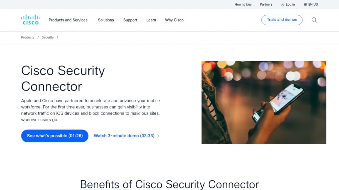 Cisco Security Connector screenshot
