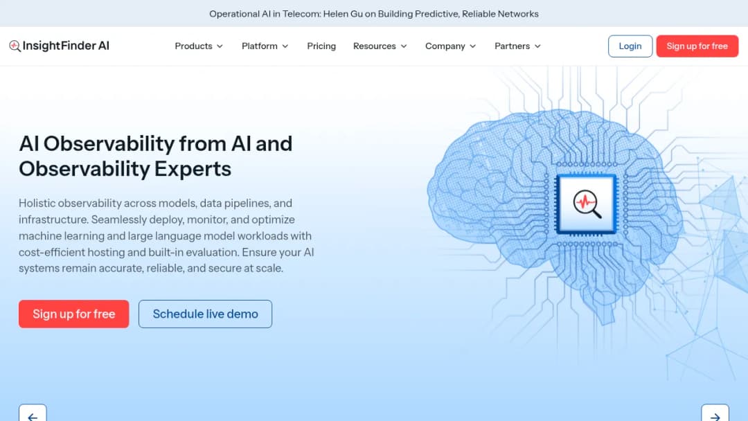 InsightFinder AI screenshot