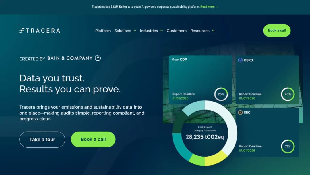 Tracera screenshot