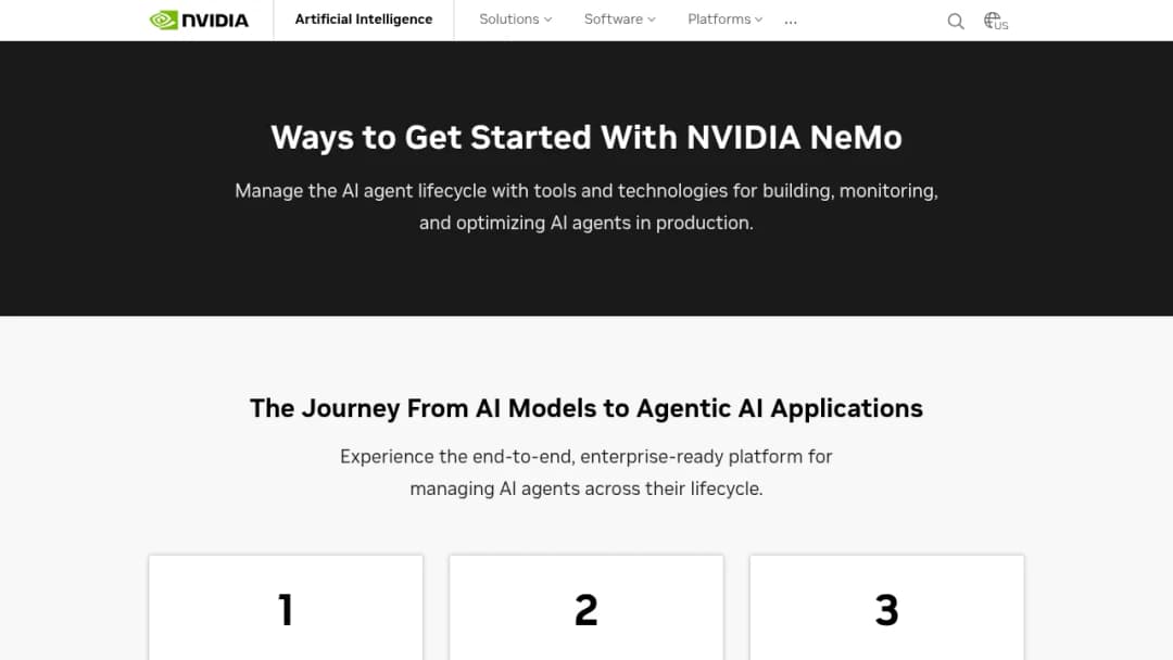 NVIDIA Large Language Models - NeMo Framework screenshot