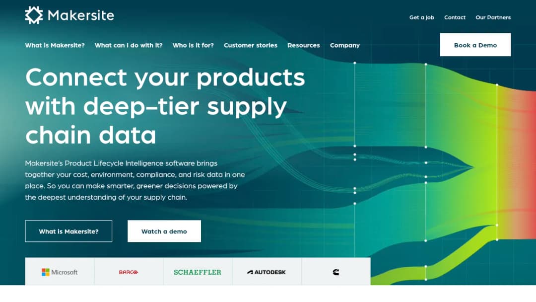 Makersite screenshot