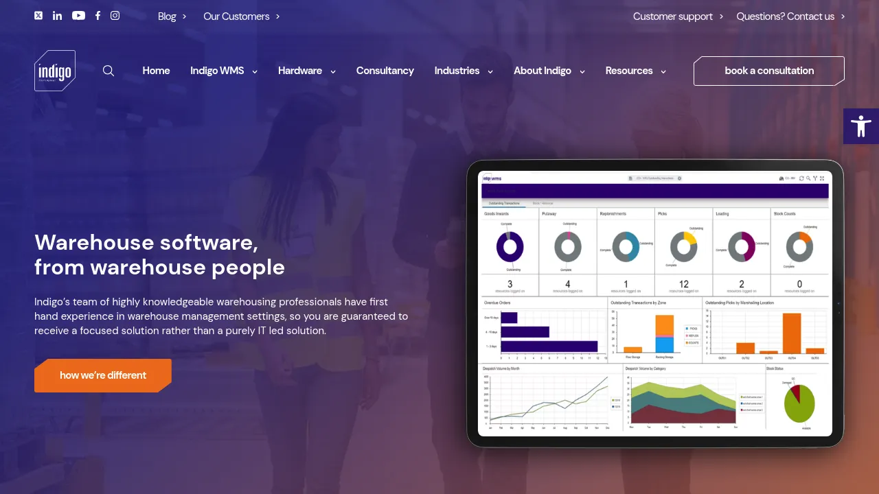 Indigo Software screenshot