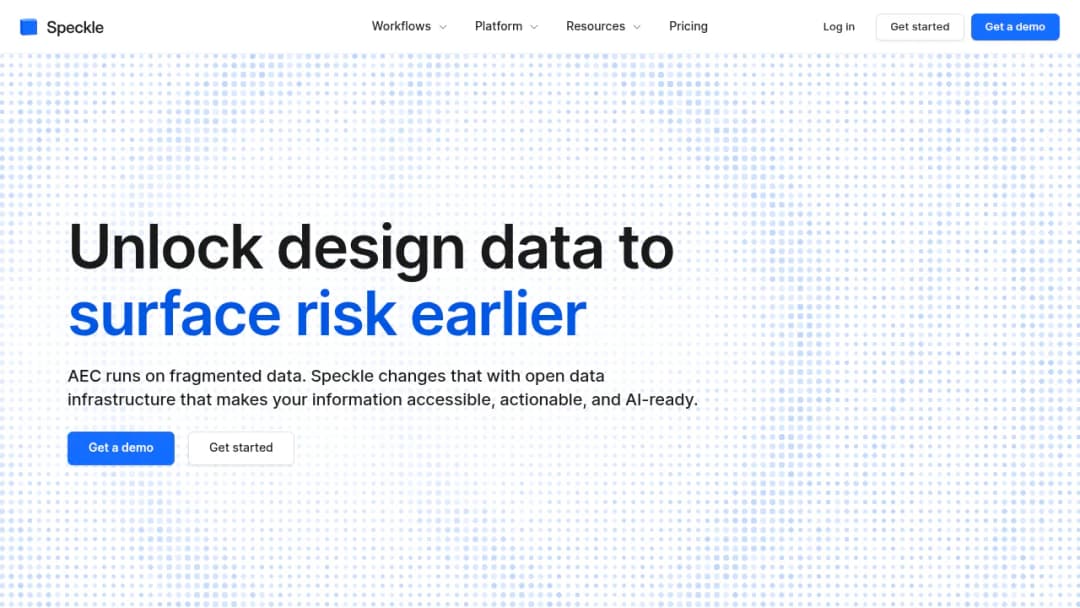 Speckle screenshot
