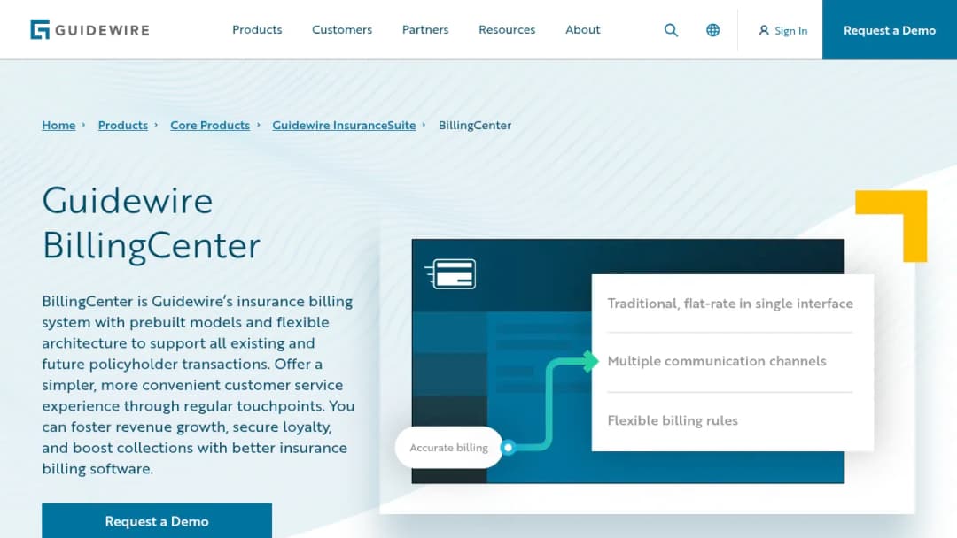 Guidewire BillingCenter screenshot