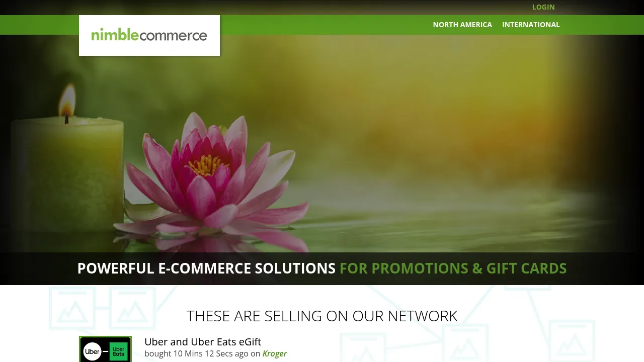 NimbleCommerce screenshot