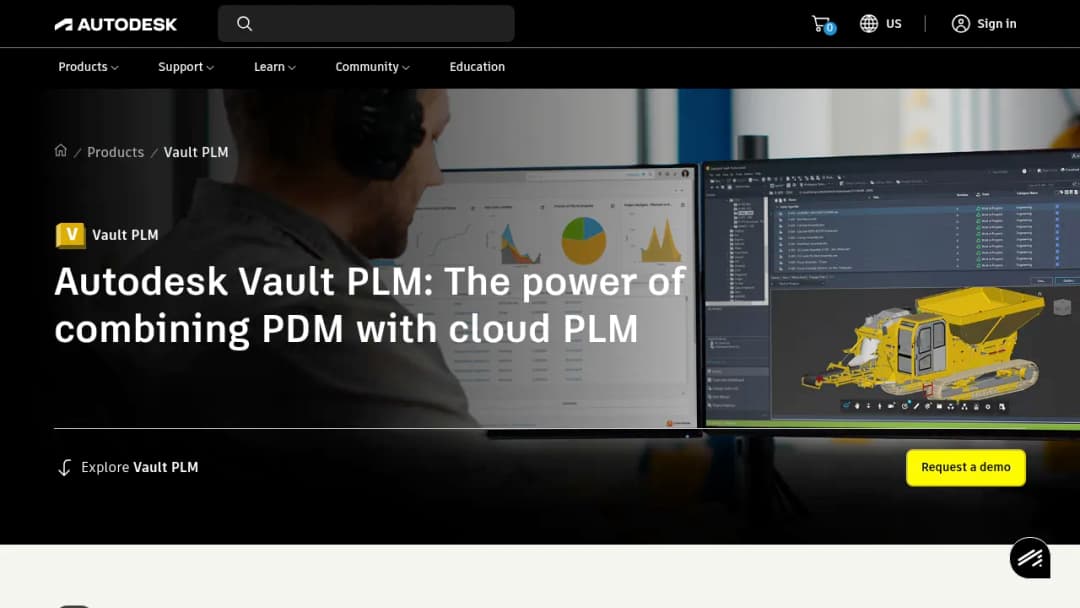 Autodesk Vault PLM screenshot