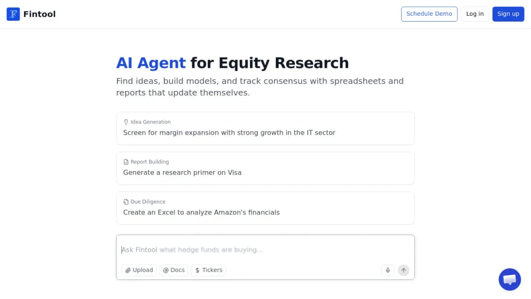 Fintool.com screenshot