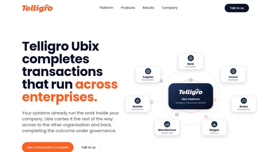 Telligro screenshot