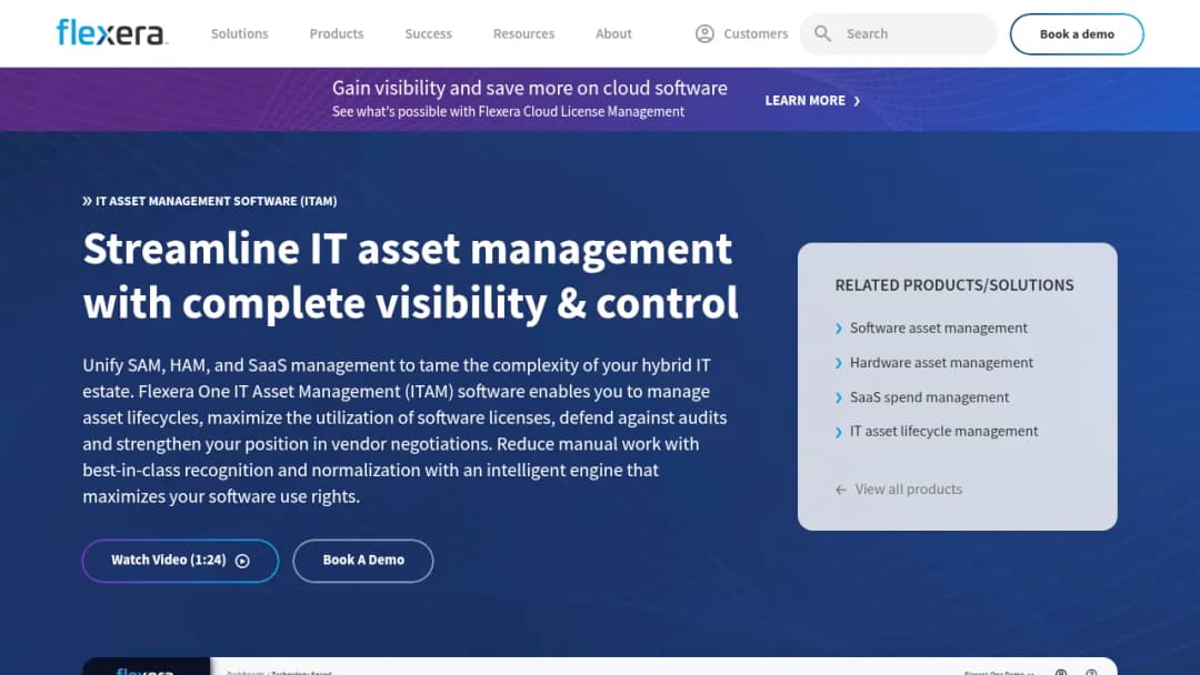 Flexera ITAM screenshot