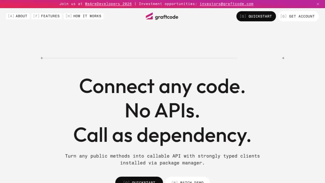 Graftcode screenshot