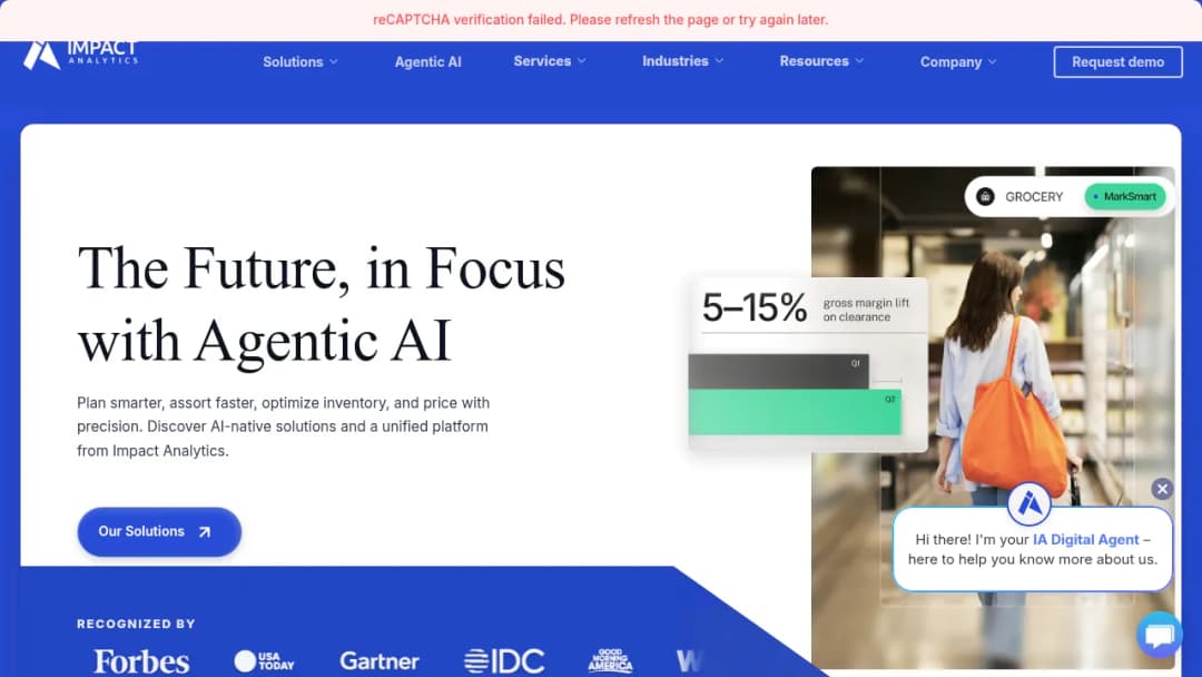 Impact Analytics screenshot