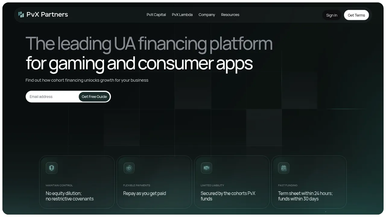 PvX Partners screenshot
