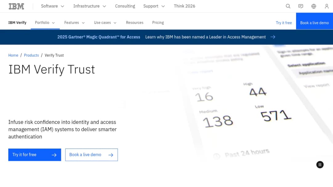 IBM Verify Trust screenshot