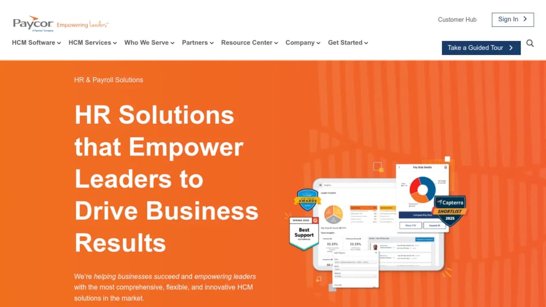 Paycor screenshot