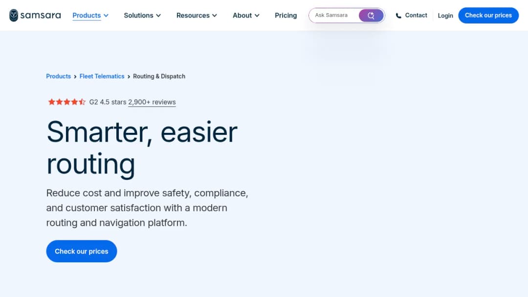 Samsara Routing & Dispatch screenshot