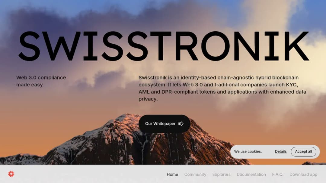 Swisstronik screenshot